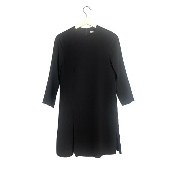 OAK + FORT Black Flowy Dress Size XS Classic Neutral Business Casual Office - Picture 9 of 9